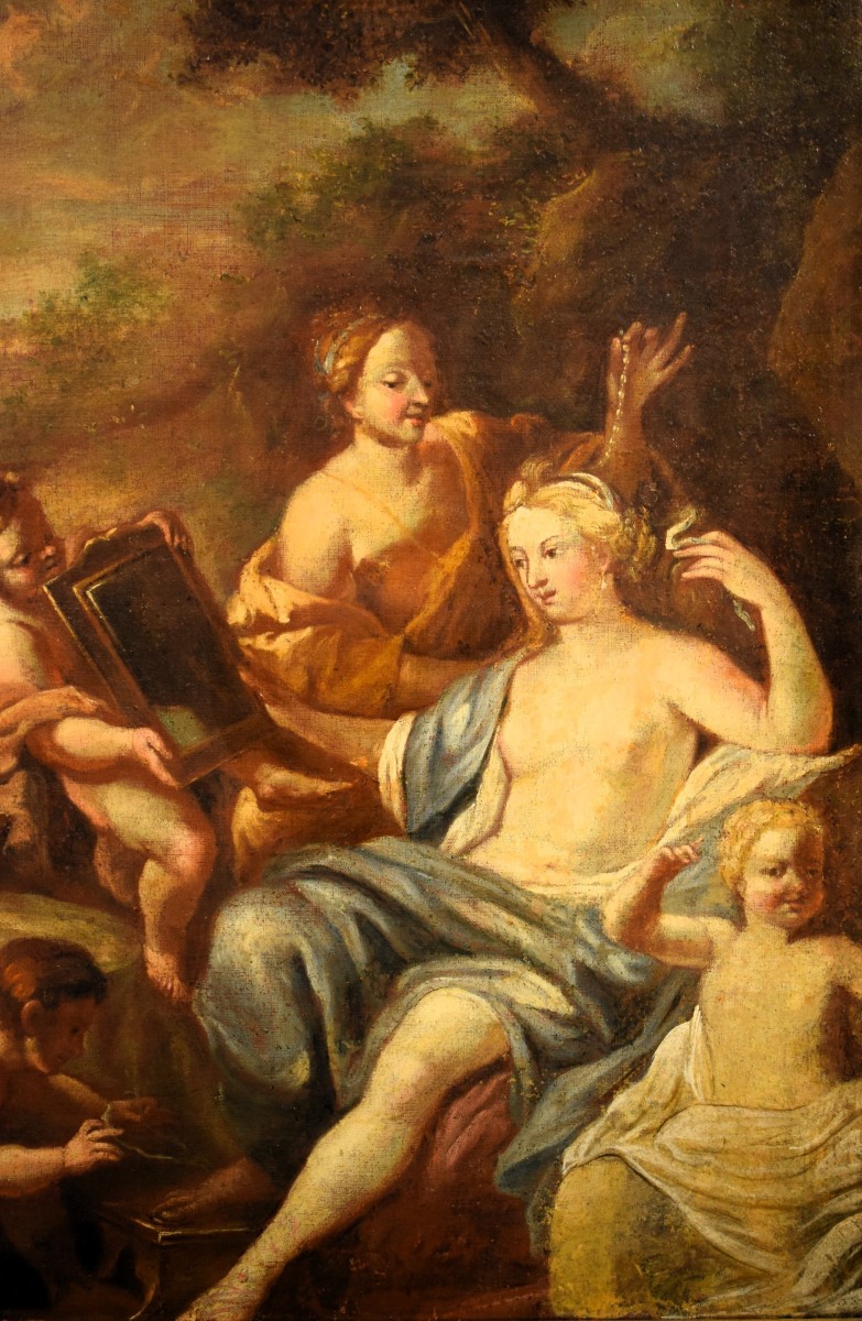 The Toilet Of Venus  -  Venetian School, Late 17th Century-photo-4