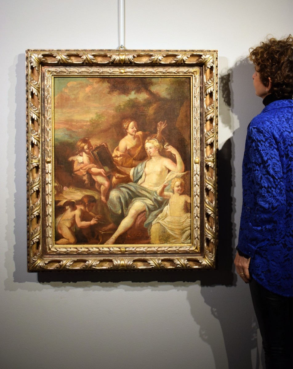 The Toilet Of Venus  -  Venetian School, Late 17th Century-photo-8