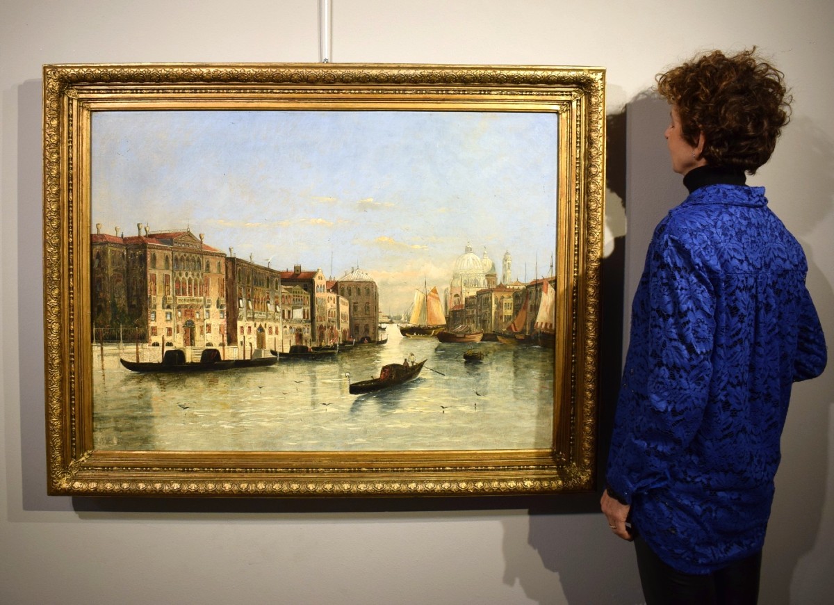 Venise, Lumière et Ombre sur le Grand Canal - premiere moitié du XIXe siècle-photo-7