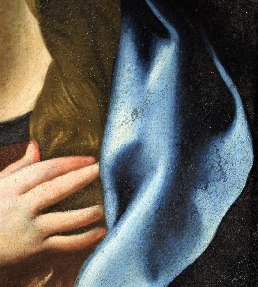 Vierge annoncée - Cercle de Guido Reni - Emilie, 17ème siècle-photo-2