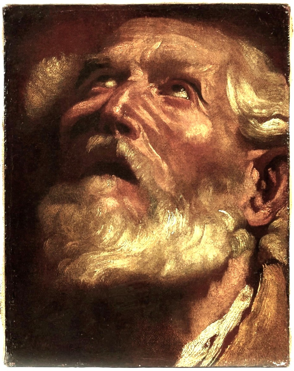 "saint Peter"   Emilian Master Of The 17th Century-photo-3