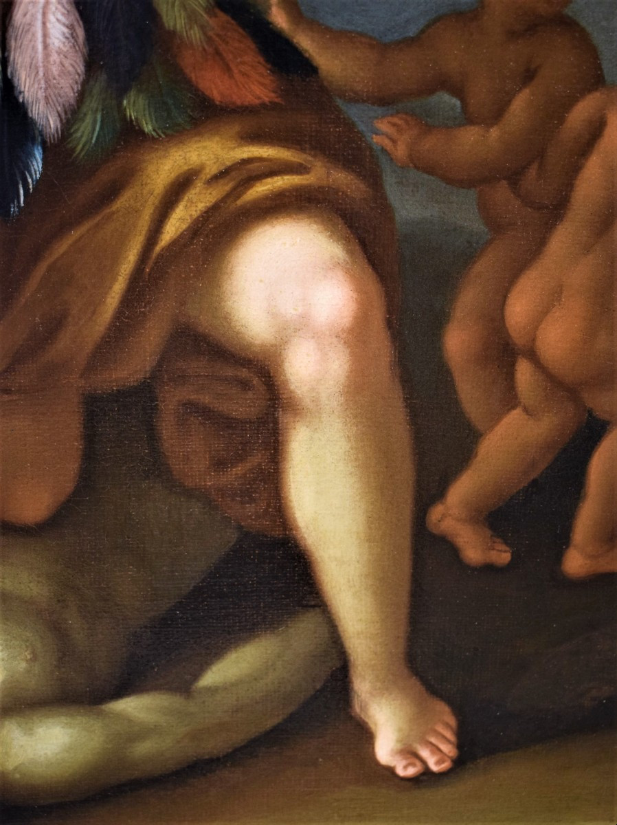 Allégorie de l'Amérique -  Francesco Trevisani (Capodistrie 1656-Rome 1746) atelier-photo-2