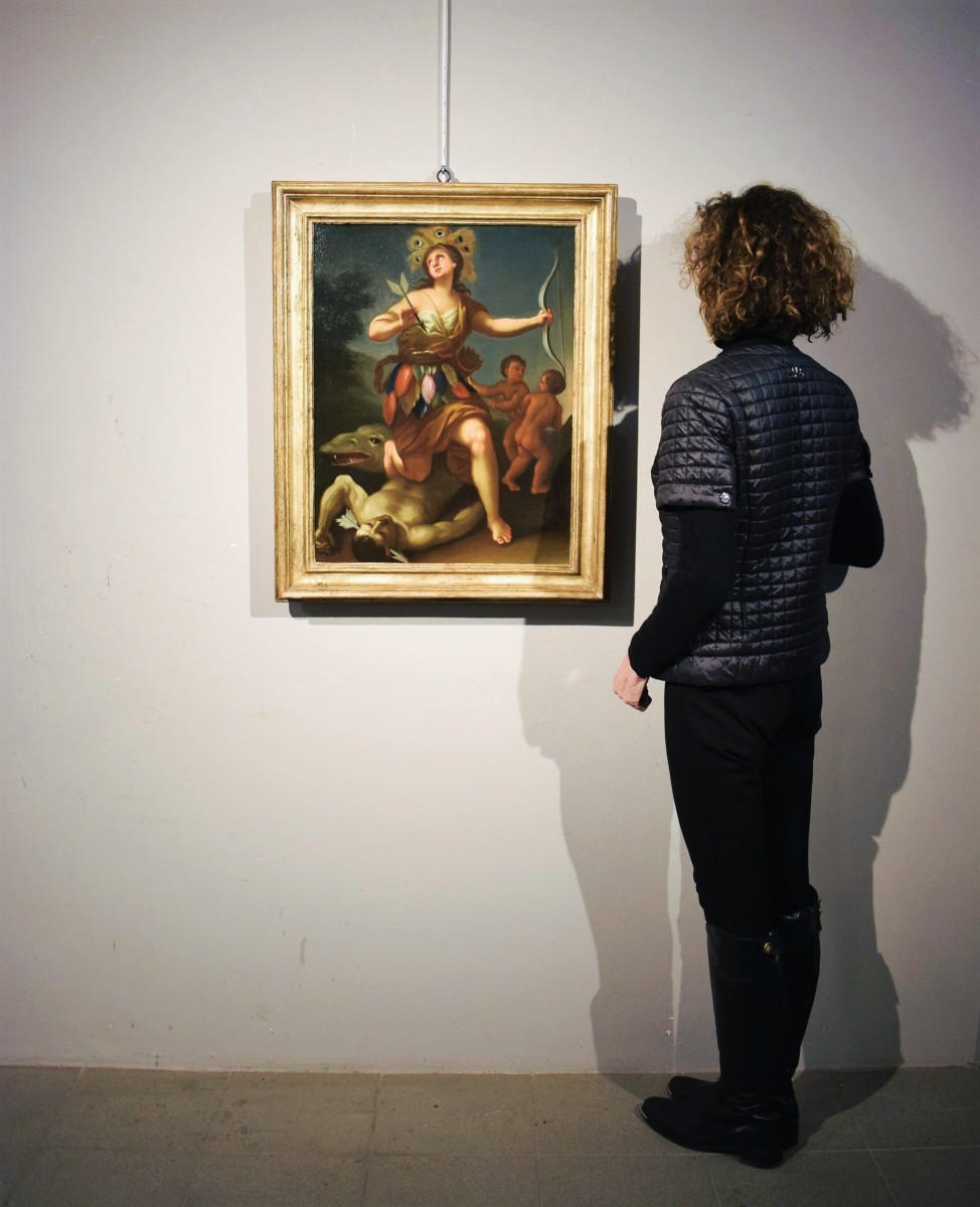 Allégorie de l'Amérique -  Francesco Trevisani (Capodistrie 1656-Rome 1746) atelier-photo-5