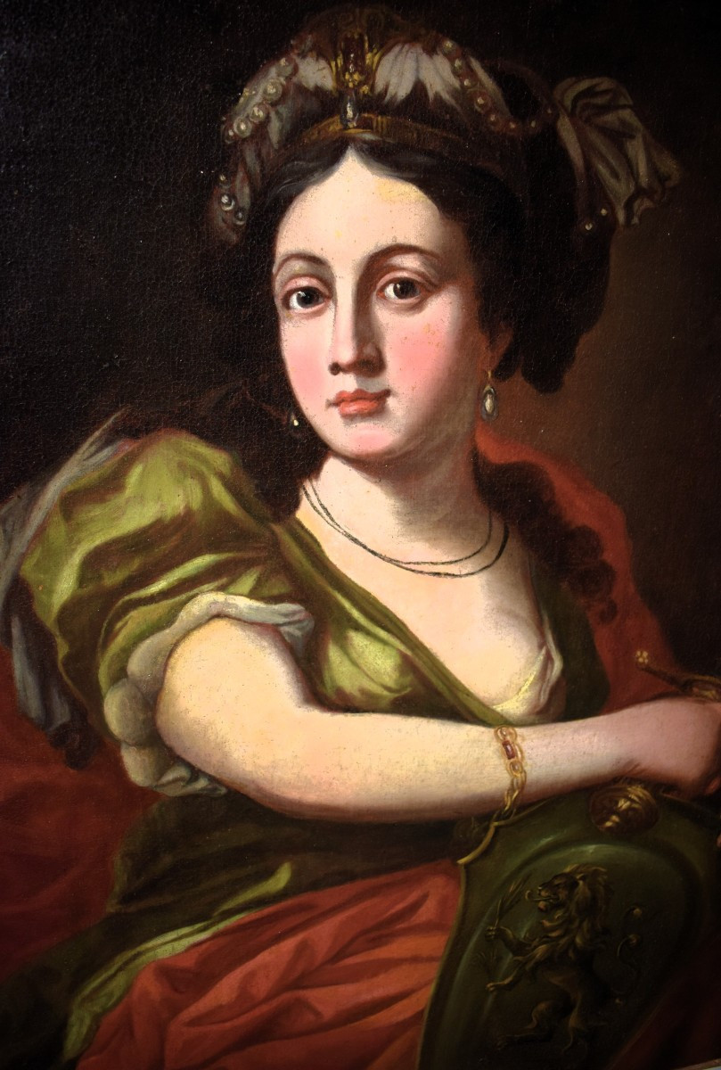 Allégorie de la Fortitude - Artiste émilien du XVIIe siècle-photo-1