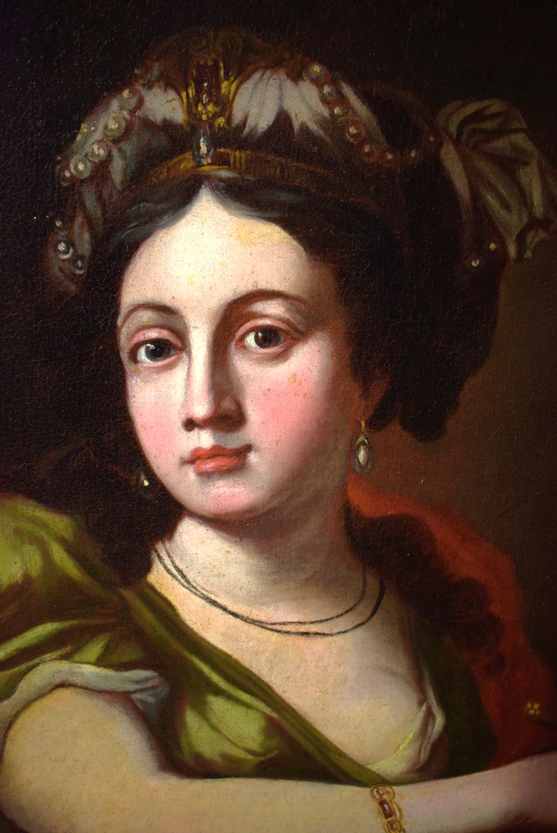 Allégorie de la Fortitude - Artiste émilien du XVIIe siècle-photo-2