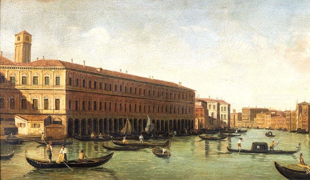 Venise, vue du Grand Canal - École d'Antonio Canal dit Canaletto-photo-3
