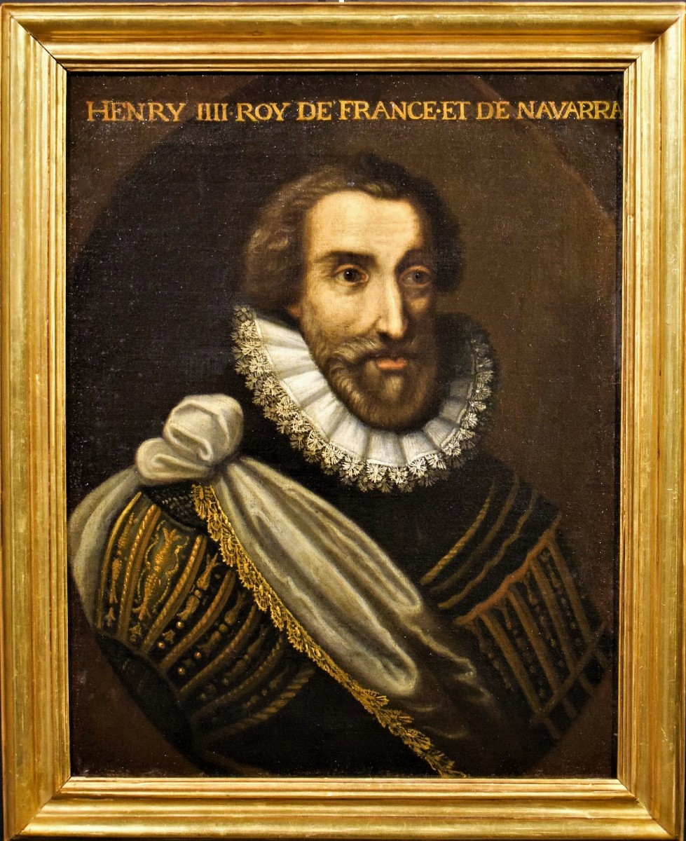 Portrait d'Henri IV, roi de France et de Navarre - école française fin du 16ème siècle