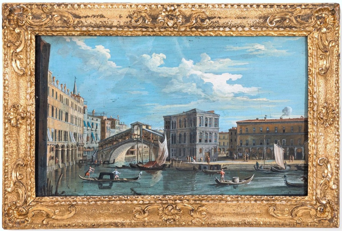 Pair Of Venetian Views  - Giacomo Guardi (venice 1764-1835)-photo-2