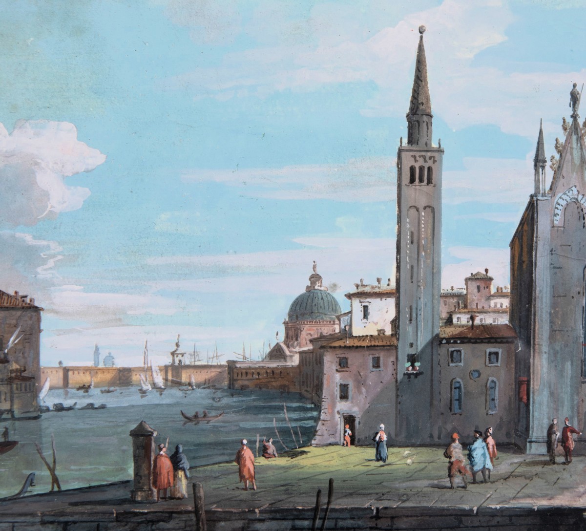 Pair Of Venetian Views  - Giacomo Guardi (venice 1764-1835)-photo-5
