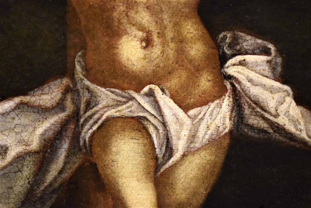 La Crucifixion du Christ - Maître flamand du XVIIe siècle-photo-6