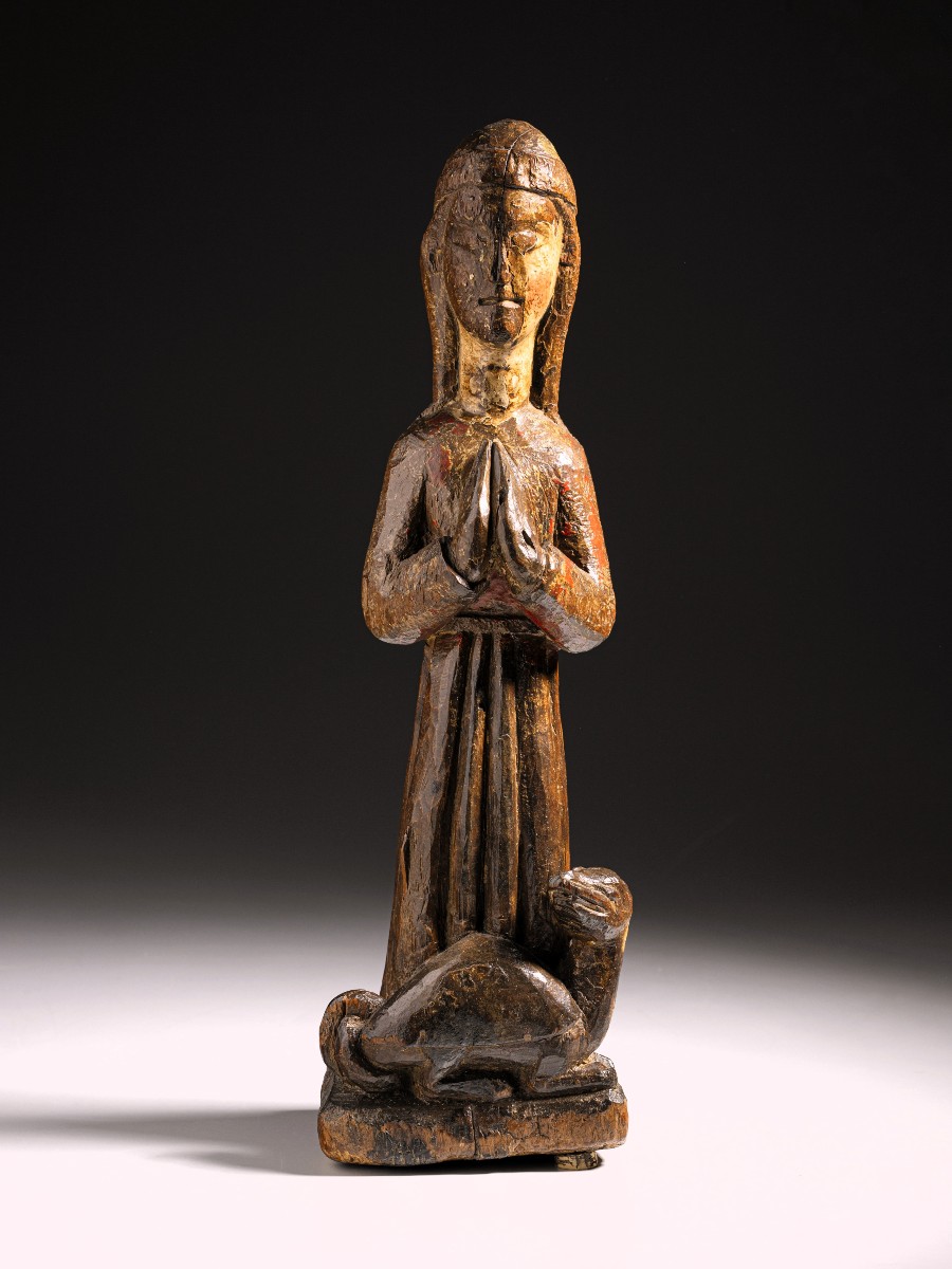 La Vierge terrassant le diable - Artiste espagnol du XIIIe siècle