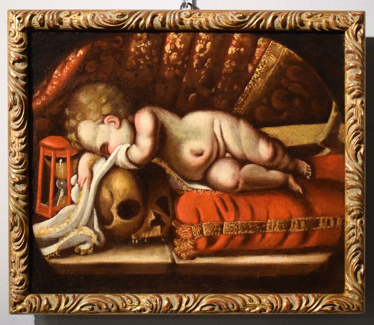 Memento Mori - École lombarde du XVIIe siècle-photo-4