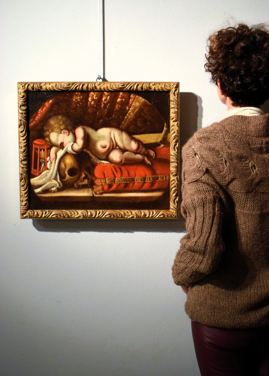 Memento Mori - École lombarde du XVIIe siècle-photo-5