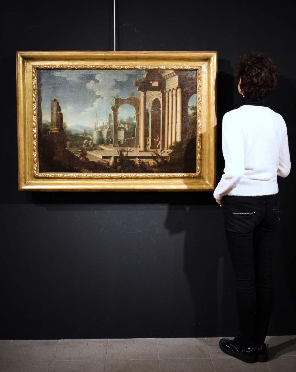 Caprice architectural  - Gennaro Greco (Naples, 1663-1714)-photo-8