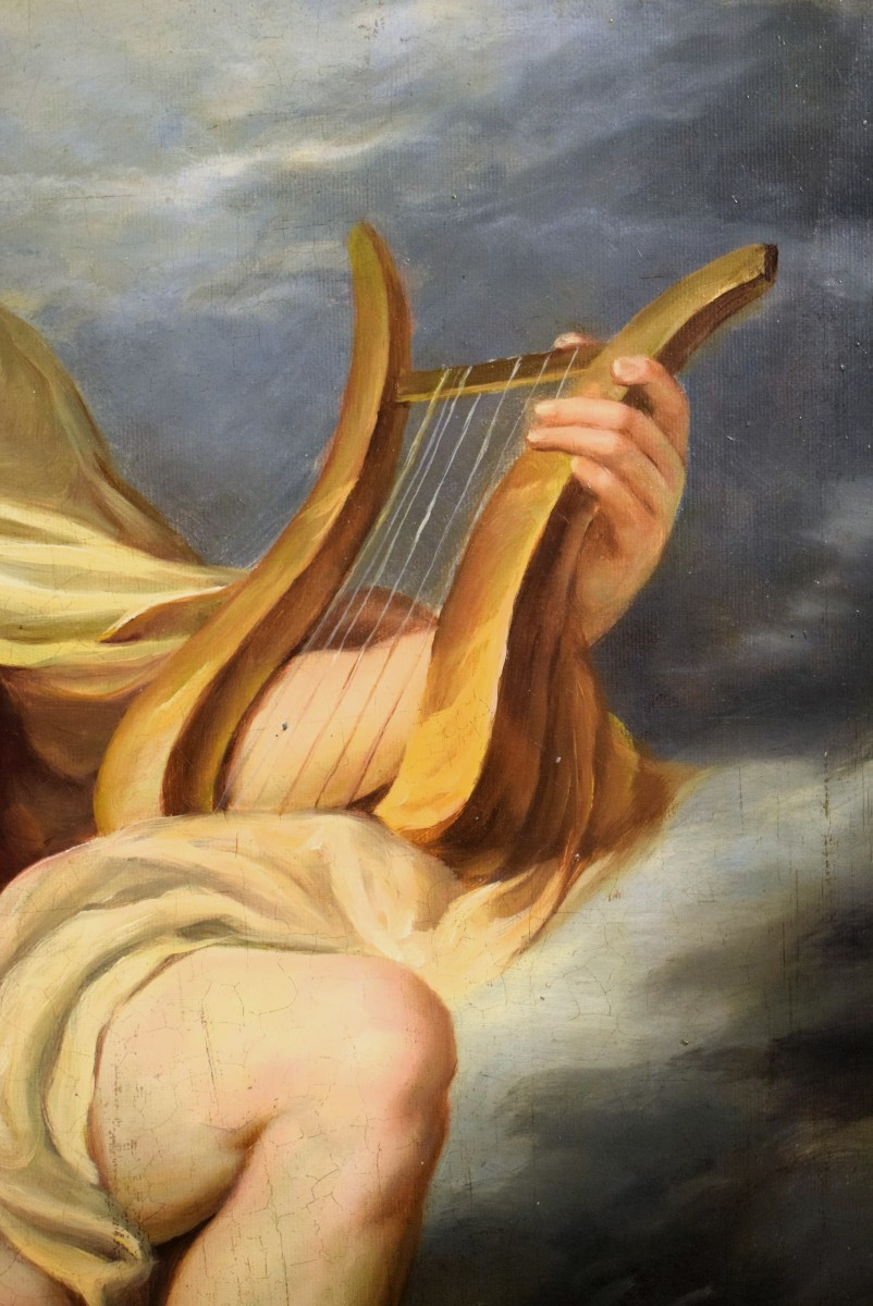 "apollo"  - Oil On Canvas  - Late 18th Century-photo-2