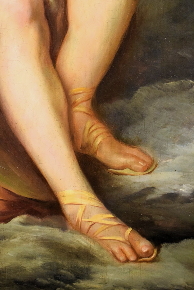 "apollo"  - Oil On Canvas  - Late 18th Century-photo-4