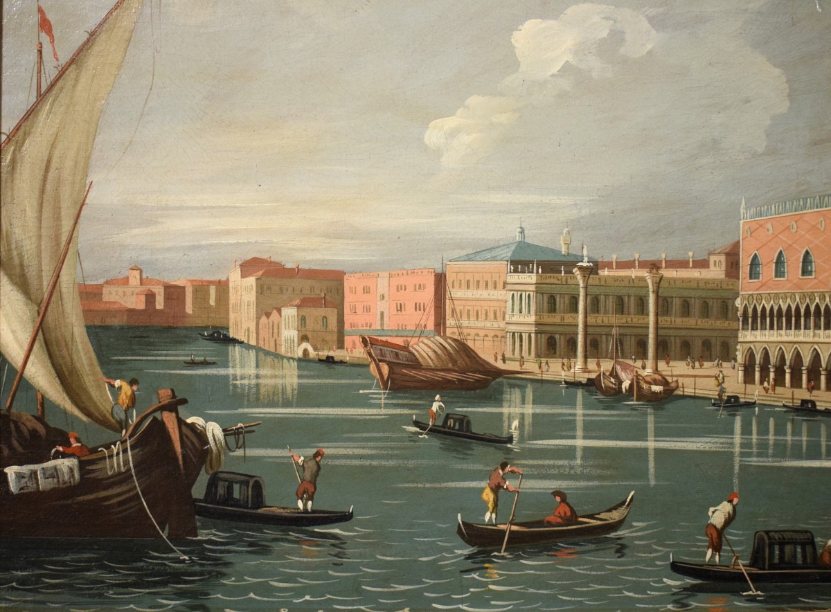 Paire de vues de Venise et de Rome - Fin du XIXe siècle-photo-4