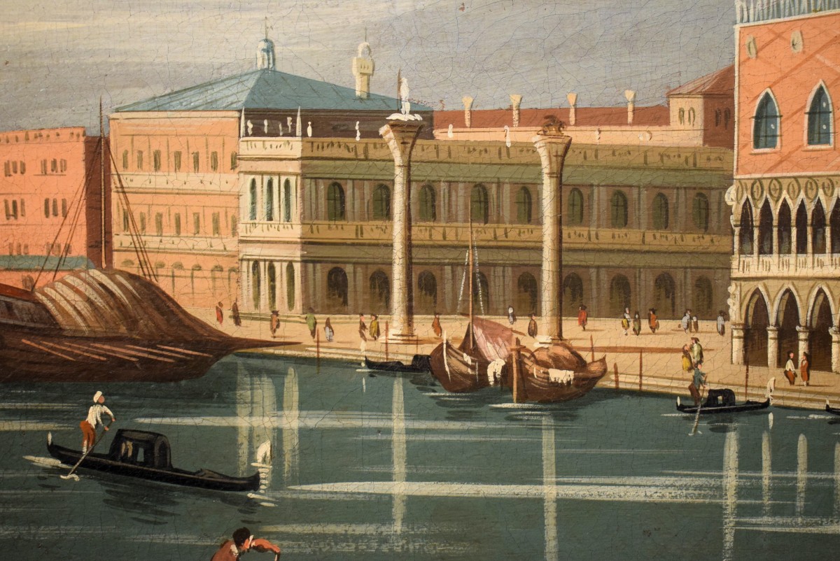 Paire de vues de Venise et de Rome - Fin du XIXe siècle-photo-3