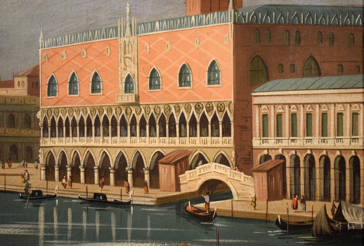 Paire de vues de Venise et de Rome - Fin du XIXe siècle-photo-4