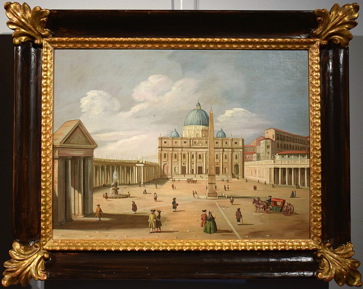 Paire de vues de Venise et de Rome - Fin du XIXe siècle-photo-6