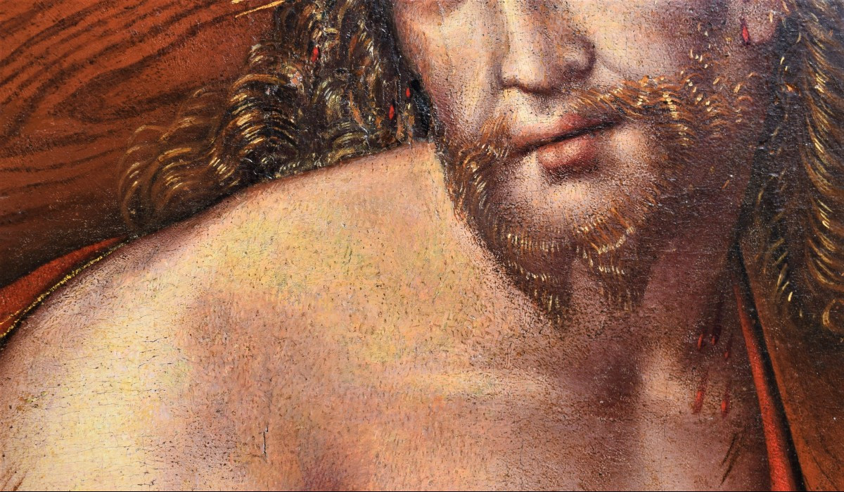 Christ Carryin.g The Cross    -  Giampietrino (milan 1485-1553)-photo-3