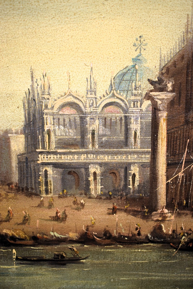 Venise, vue du bassin de Saint-Marc  - F. Guarana - Fin du XIXe siècle-photo-4