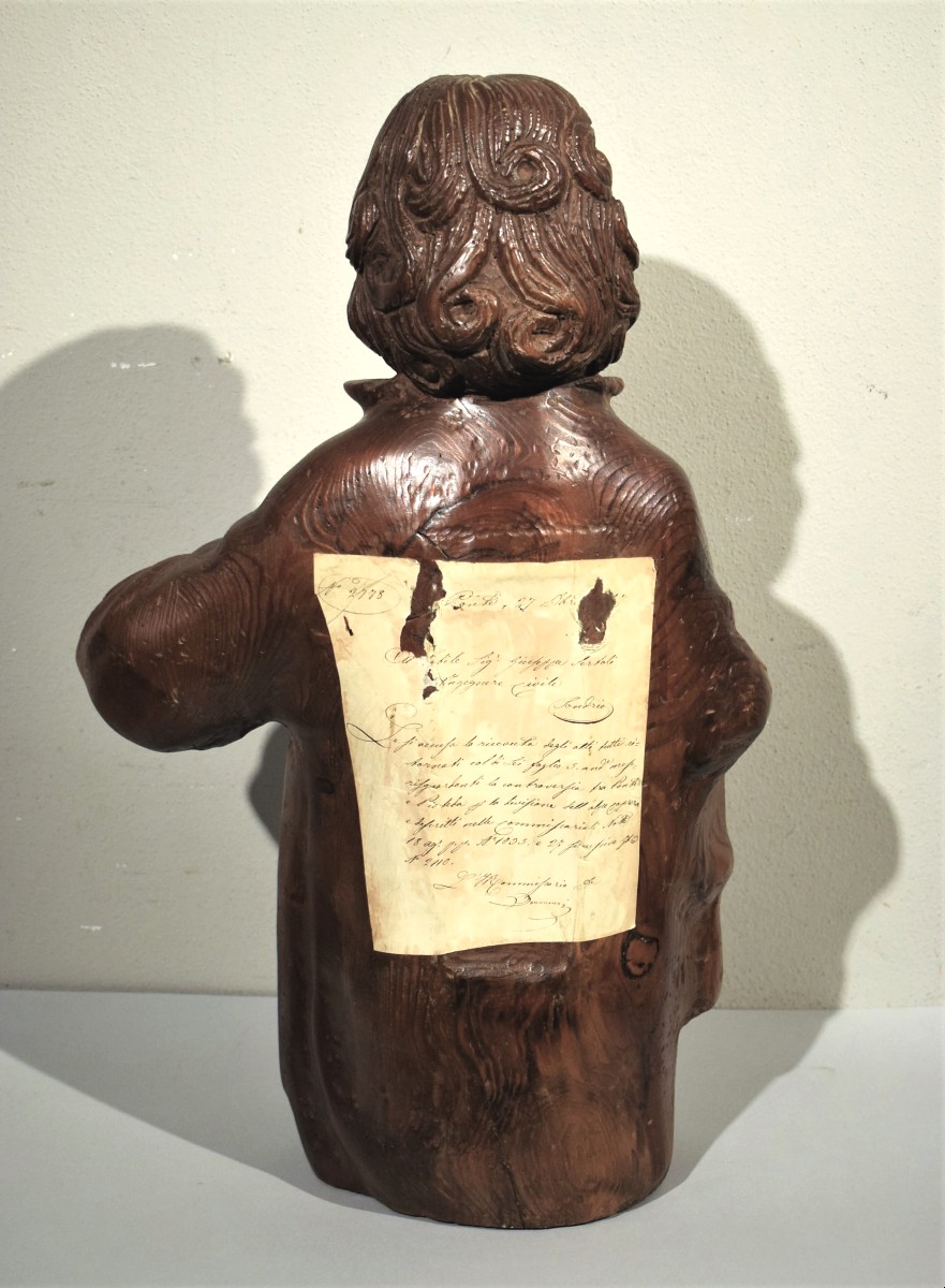  Saint Jean - Sculpture en bois  - école française du XVIe siècle-photo-2