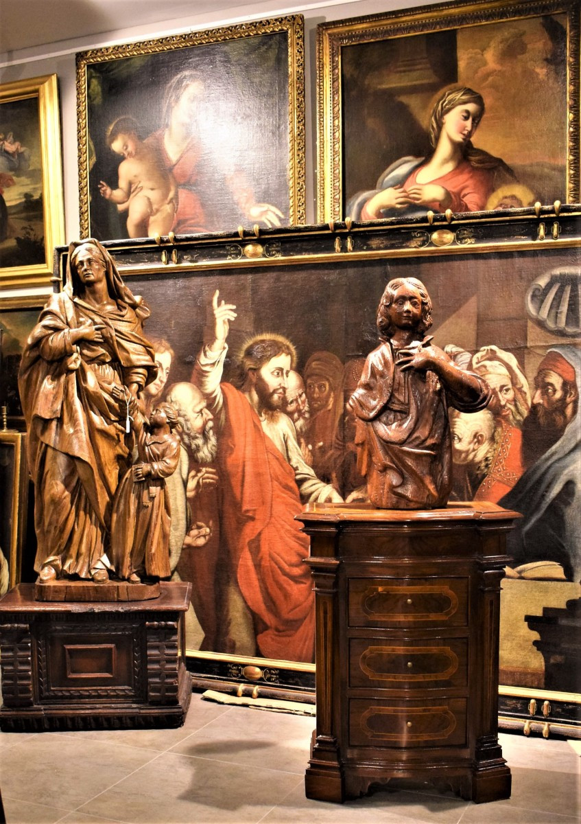  Saint Jean - Sculpture en bois  - école française du XVIe siècle-photo-7