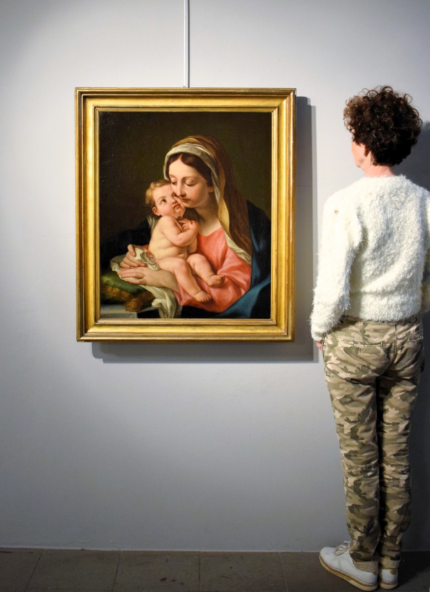 La Vierge à l'Enfant  - Atelier de Carlo Cignani (Bologne, 1628 – Forlì, 1719)-photo-8