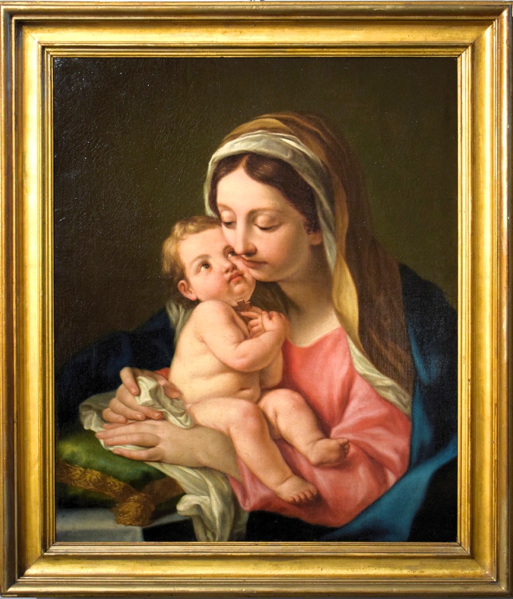 La Vierge à l'Enfant  - Atelier de Carlo Cignani (Bologne, 1628 – Forlì, 1719)