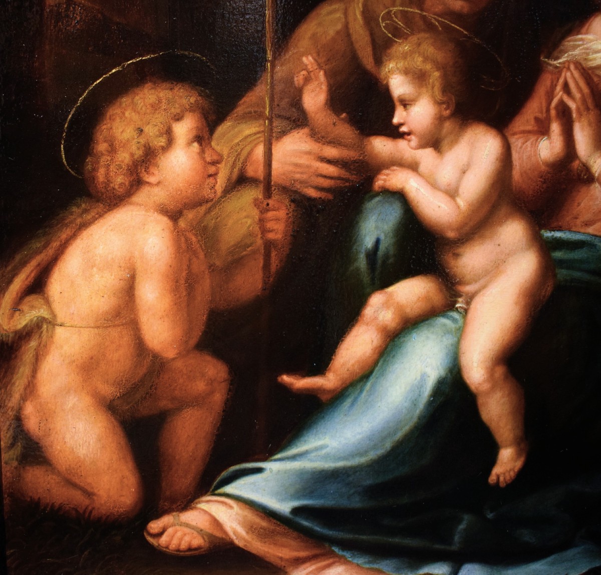 The Madonna Of Divine Love  - French Artist After Raphael  - 18th Century-photo-1