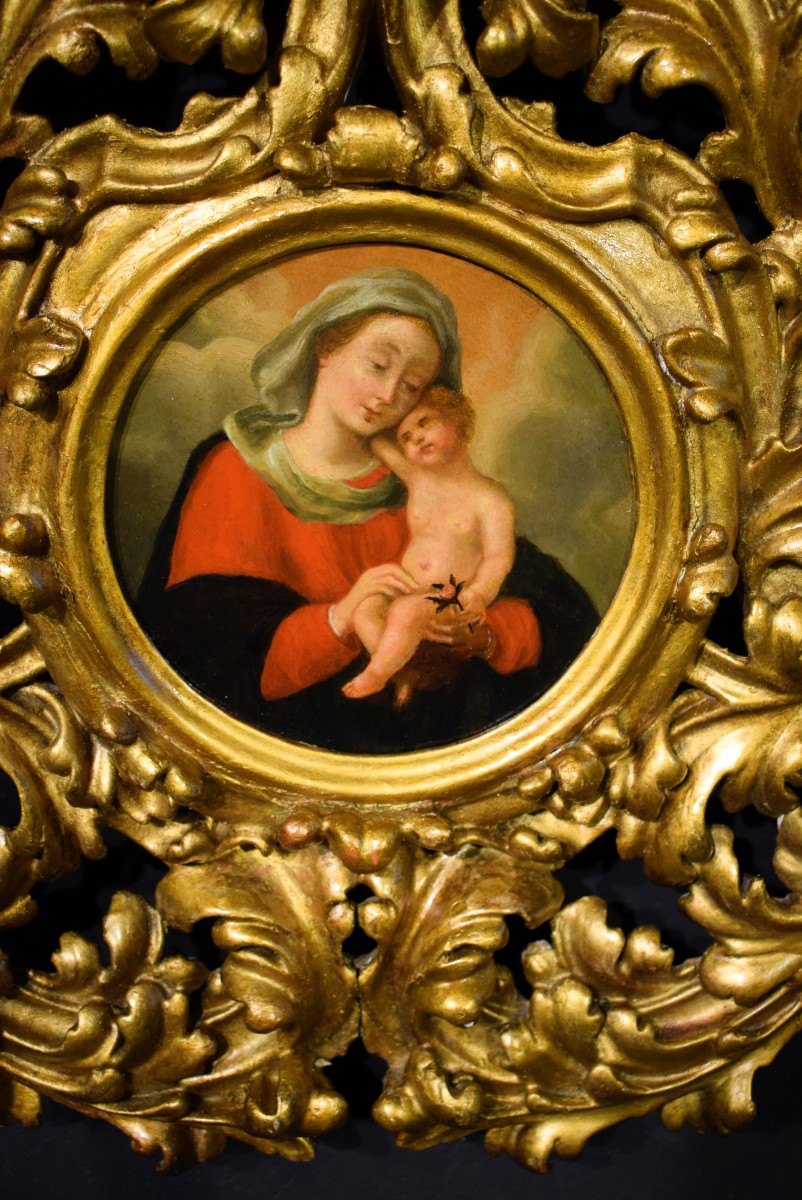 Madonna And Child - Bologna, 18th Century-photo-3