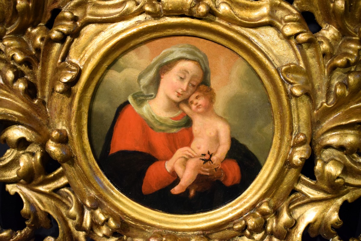 Madonna And Child - Bologna, 18th Century-photo-1