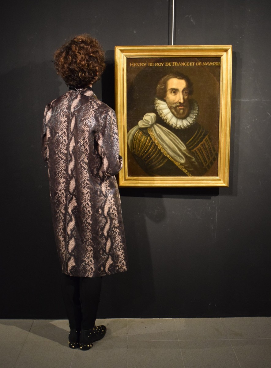 Portrait Of Henry Iv, King Of France And Navarre - French School, Late 16th Century-photo-8