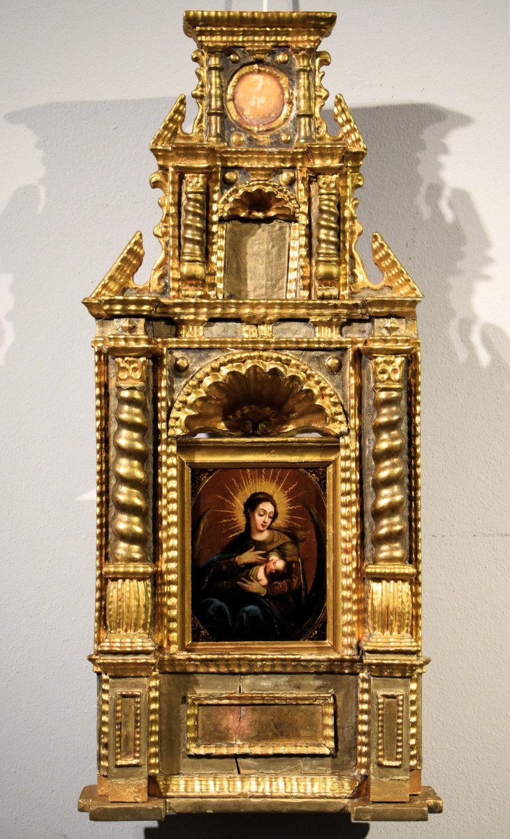Virgo Lactans - Oil On Copper - Venetian Master -  Early 17th Century