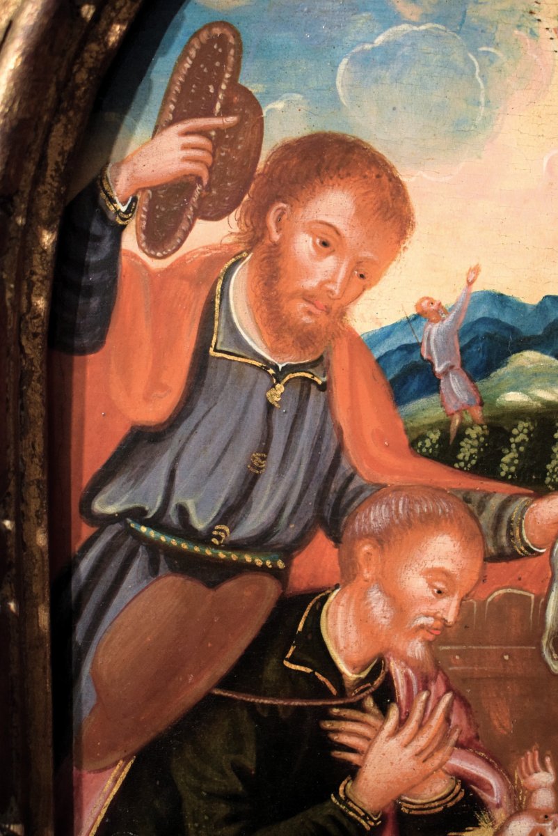 Adoration Of The Shepherds - Venetian-cretan Artist Of The 17th Century-photo-3