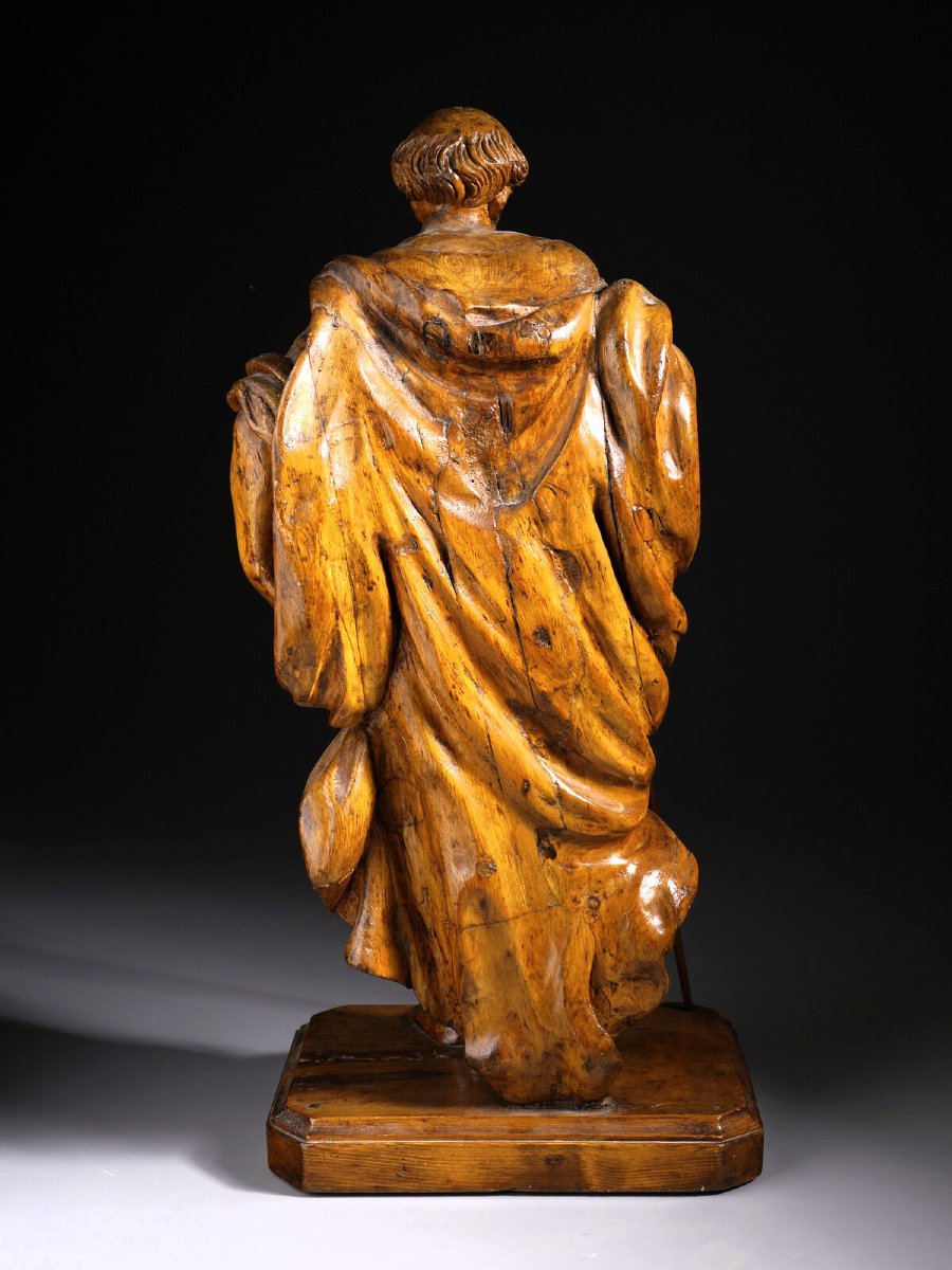 Saint Paul l'Apôtre   - Sculpture en bois - Fin du XVIIe siècle-photo-3