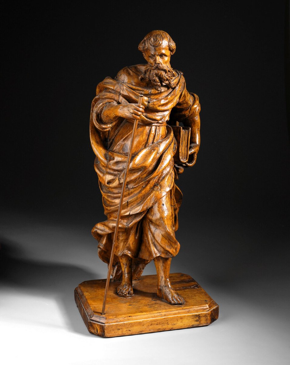 Saint Paul l'Apôtre   - Sculpture en bois - Fin du XVIIe siècle