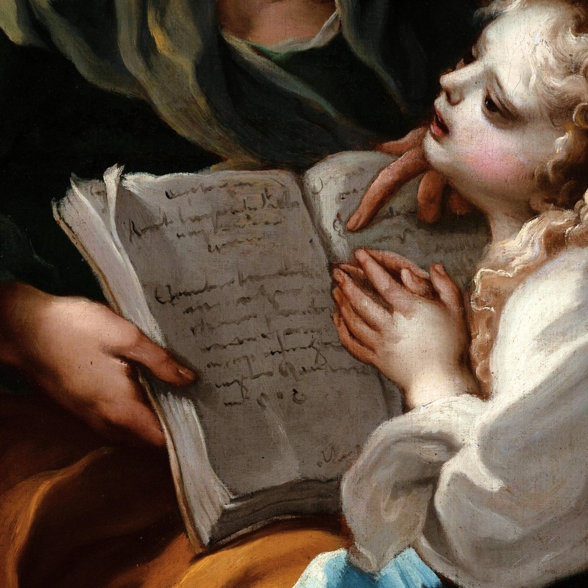 The Education Of The Virgin - Carlo Preda (milan, 1652–1729)-photo-1