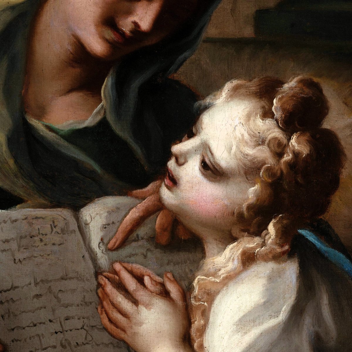 The Education Of The Virgin - Carlo Preda (milan, 1652–1729)-photo-2