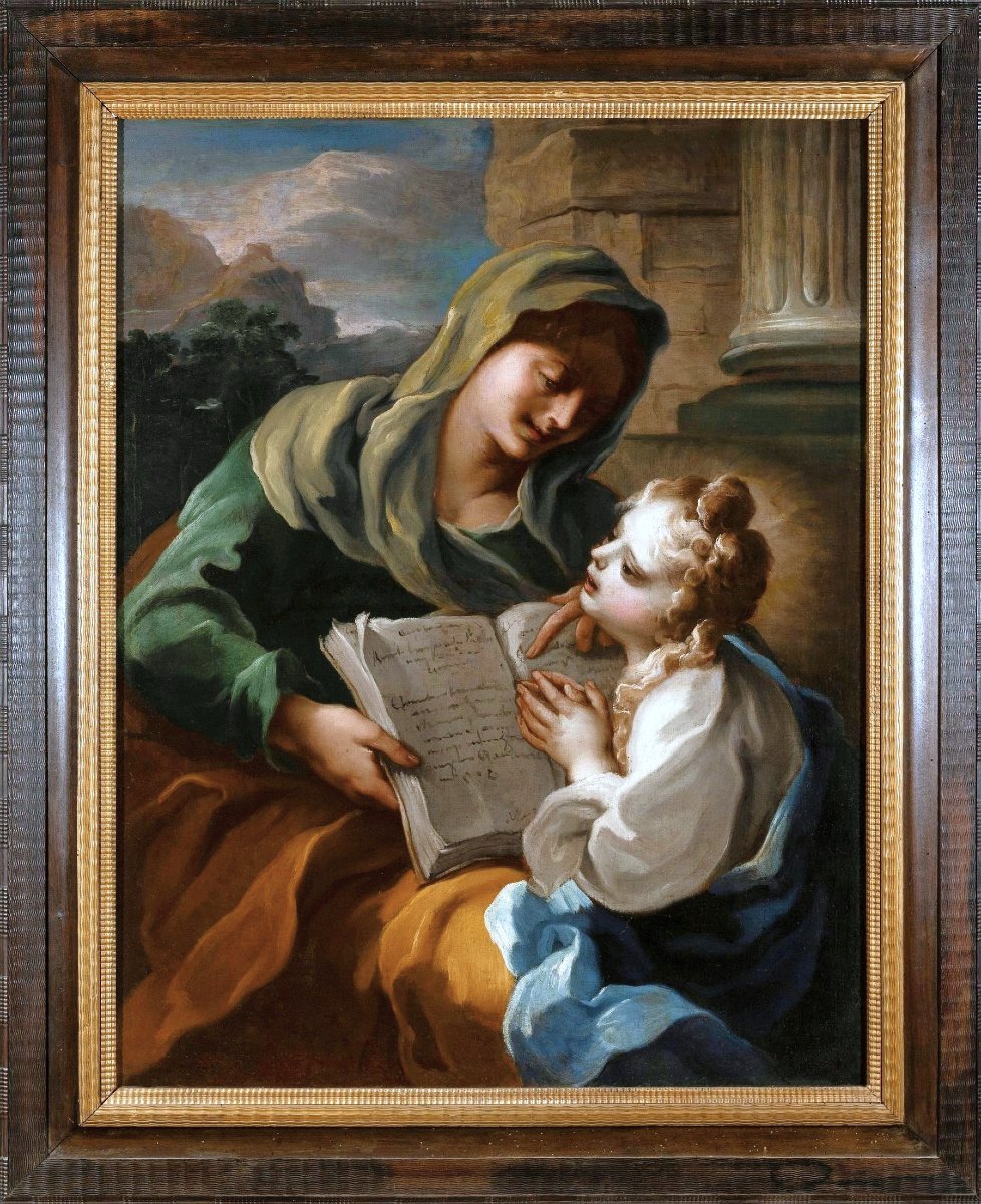 The Education Of The Virgin - Carlo Preda (milan, 1652–1729)