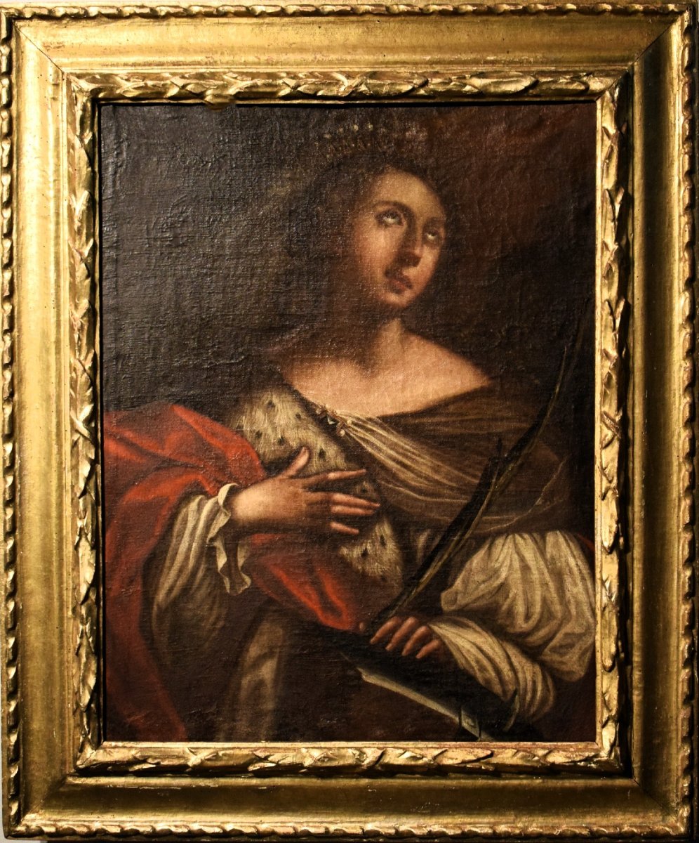 Sainte Catherine  - Maître émilien  - Fin du XVIe siècle