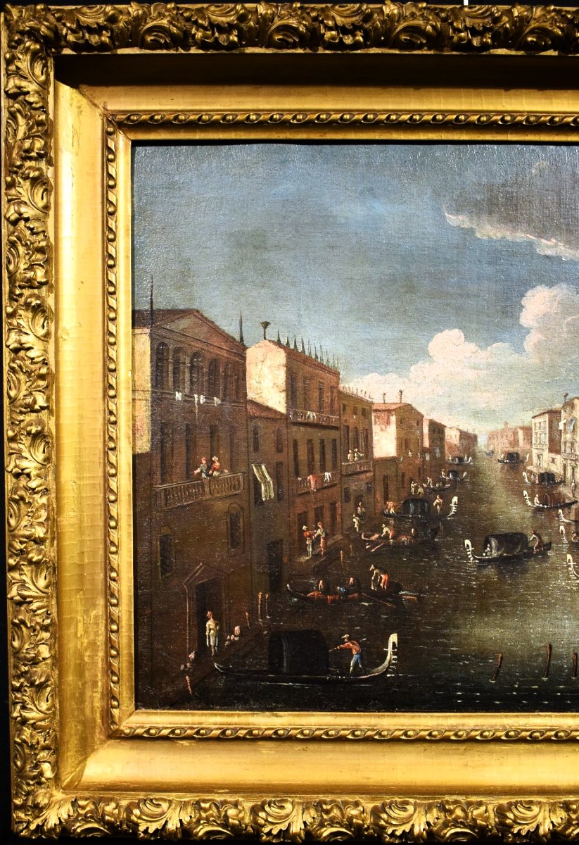 Venice, Gondola Parade On The Sensa Canal  - Gabriele Bella (venice 1730-1799)-photo-2