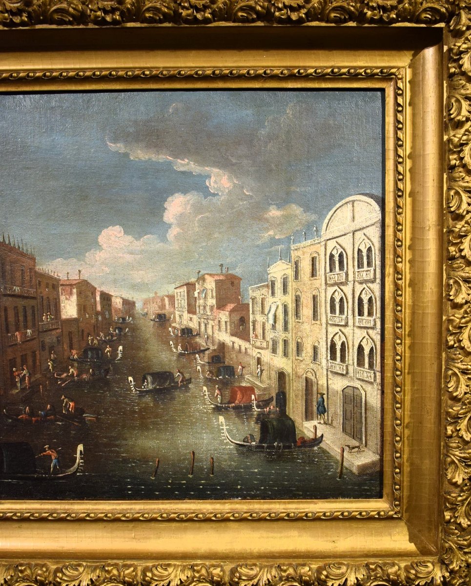 Venice, Gondola Parade On The Sensa Canal  - Gabriele Bella (venice 1730-1799)-photo-3