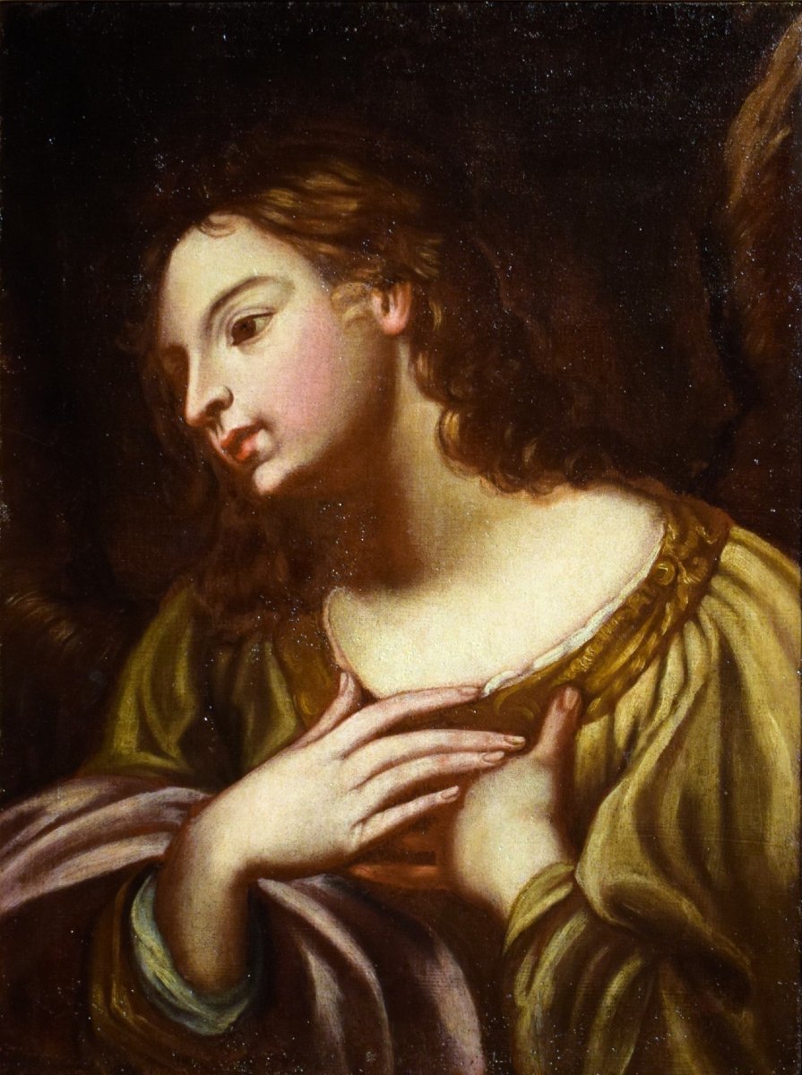 L' Archange Gabriel  - École émilienne  - XVIIIe siècle