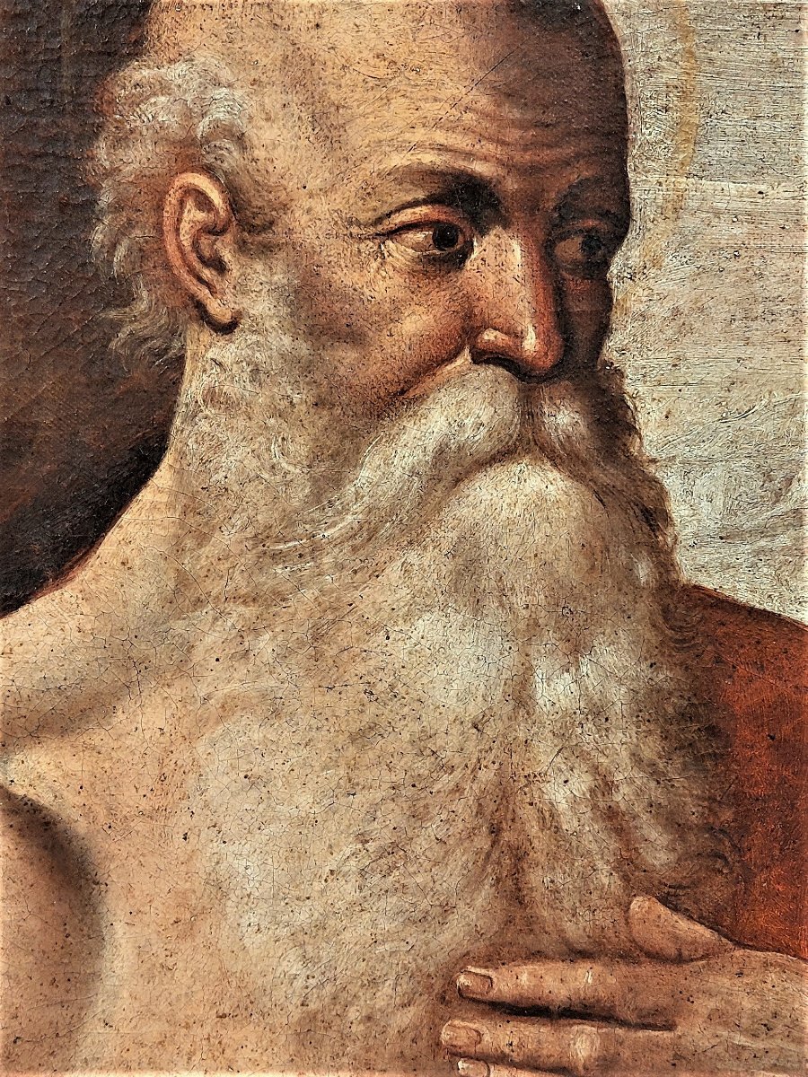 Saint Jérôme -Maître Vénétien du XVIe siècle-photo-1