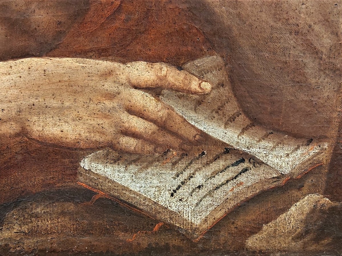 Saint Jérôme -Maître Vénétien du XVIe siècle-photo-3
