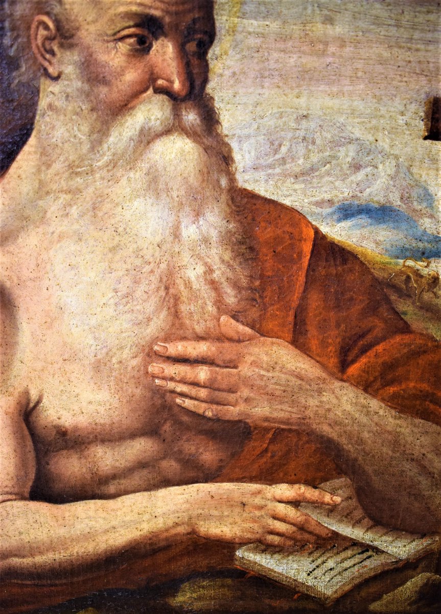 Saint Jérôme -Maître Vénétien du XVIe siècle-photo-4