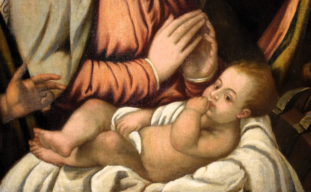 La Vierge à l'Enfant,  Saint Jean-Baptiste et Sainte Catherine -photo-2