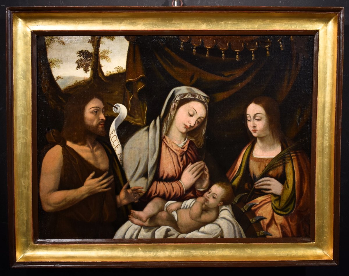 La Vierge à l'Enfant,  Saint Jean-Baptiste et Sainte Catherine 